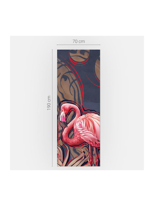 Wandsticker Magnetisches Kühlschrankcover Flamingo Tropischer Stil 70x190 cm