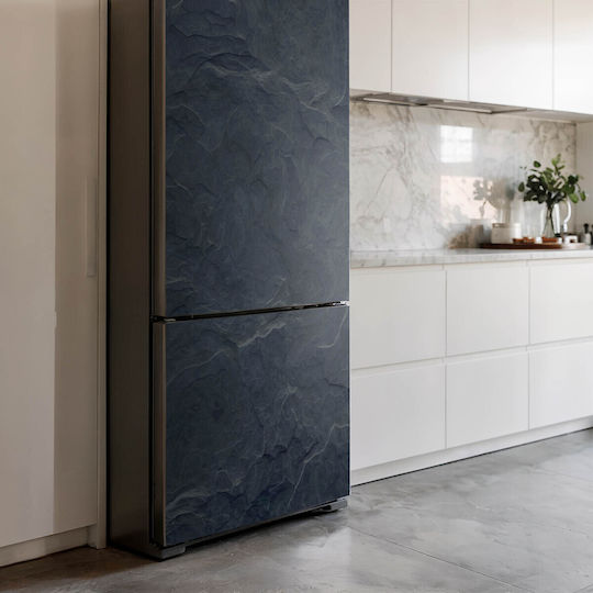 Magnetică Husă Pentru Frigider Model Textura De Piatră Valuri 70x190 Cm