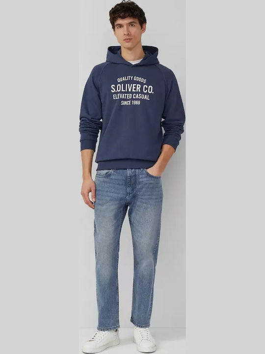 Суитшърт с Качулка Dark Blue