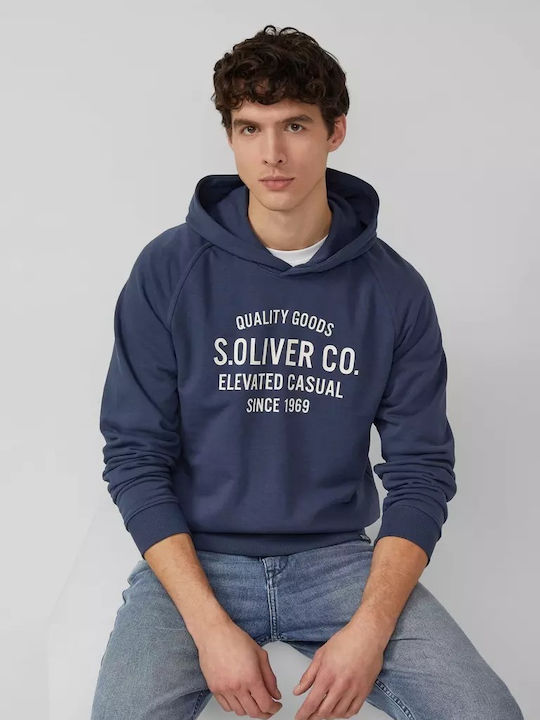 Суитшърт с Качулка Dark Blue