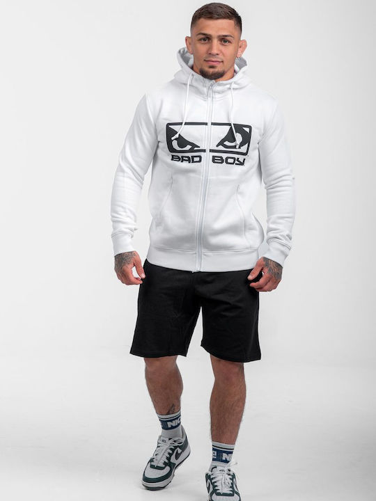 Cardigan With Hood White/Black