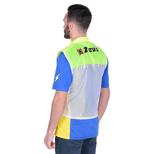Zeus Trainingslätzchen Für Männer Fluoreszierende Laufweste Regenjacke Smanicato