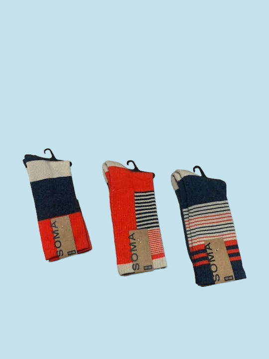 Soma Socks Men's Socks Blue 3Pack Soma Socks Men's Socks Blue 3Pack