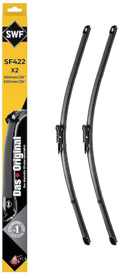 SWF Set Frontal Lamele Ștergătoare Auto 650mm Pentru Audi Q7 Renault Master VW Phaeton Iveco Daily