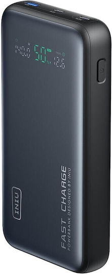 Iniu P64-P1 Power Bank 25000mAh 140W with USB-A Port and 2 USB-C Ports Black