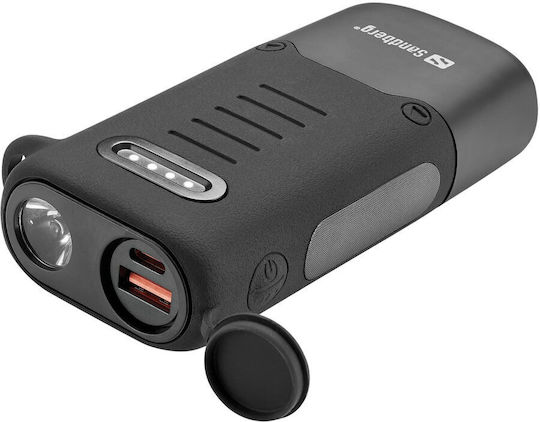 Sandberg Survivor Power Bank 10000mAh 30W with USB-A Port and USB-C Port Black