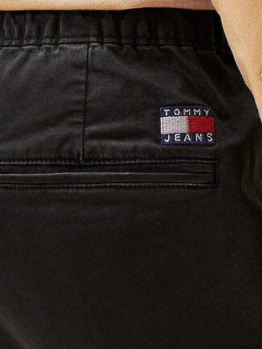 Trousers Chino Elastic in Regular Fit Black