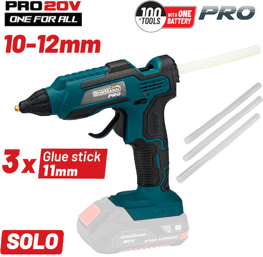 Bormann Pro BBP3900 Solo Battery Powered Glue Gun 12mm 20V 036371