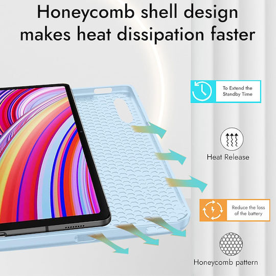 Techsuit Flex Klappdeckel Rosa (Xiaomi Redmi Pad 2 Pro)