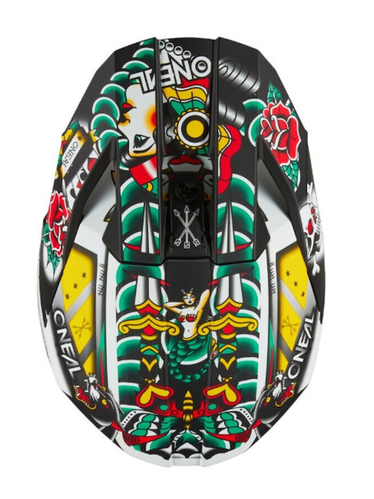 O'Neal 3 Series Inked Multi Kinder Motorradhelm Motocross ECE 22.06