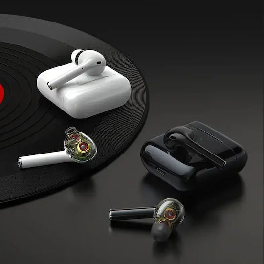 Nubi S10 In-ear Bluetooth Handsfree Earphones with Sweat Resistance and Charging Case White