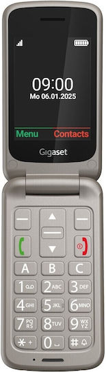 Gigaset GL595 Single SIM Κινητό με Μεγάλα Κουμπιά Ασημί