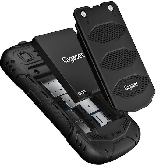 Gigaset GLX8 Active Duo Dual SIM Telefon Mobil cu Butoane Negru