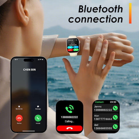 INTIME A10 Pro Smartwatch with Heart Rate Monitor (Black)