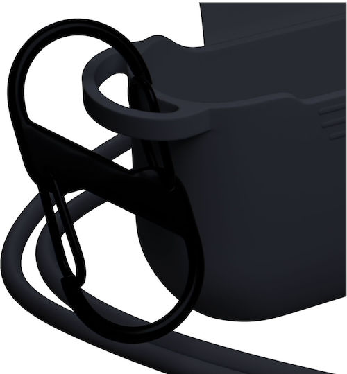 3MK Калъф с кука в Черен цвят за Apple AirPods Pro 3