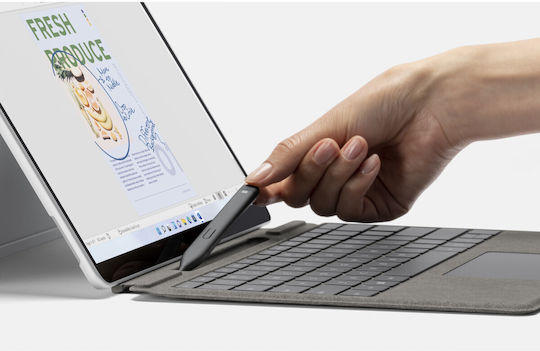 Microsoft Surface Slim Pen 2 Стилус Пен с Palm Rejection за Microsoft Surface в Черен цвят 8WX-00002