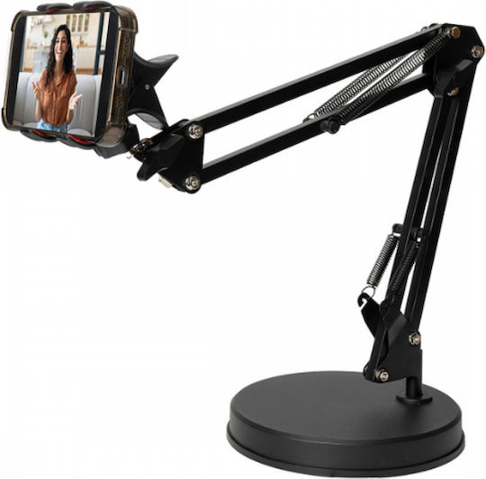 The Source Cell Phone Stand with Extension Arm in Black Color 126995