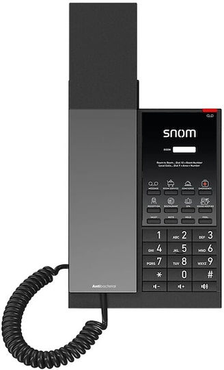 Snom HD350W Hotel Phone Cu fir Telefon IP Negru