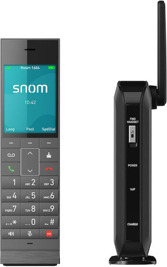 Snom Schnurlos IP-Telefon in Schwarz