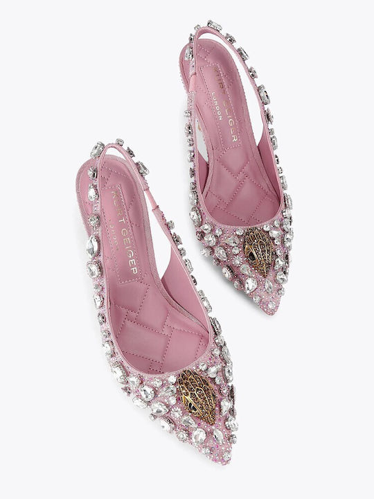 Kurt Geiger Γόβες με Λουράκι Ροζ