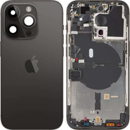 Καπάκι Μπαταρίας Μπαταριας Μαύρο για Apple iPhone 14 Pro