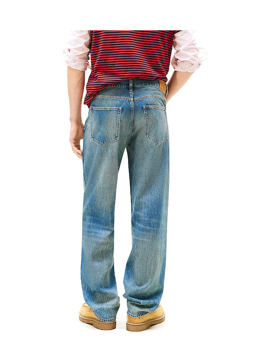 Tommy Hilfiger Ανδρικό Παντελόνι Τζιν Relaxed Fit Straight Μπλε