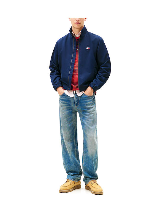 Men's Jeans Pants with Relaxed Straight Fit Blue