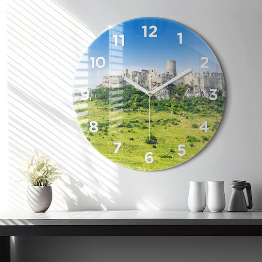 Tulup Kinder Wanduhr Glas
