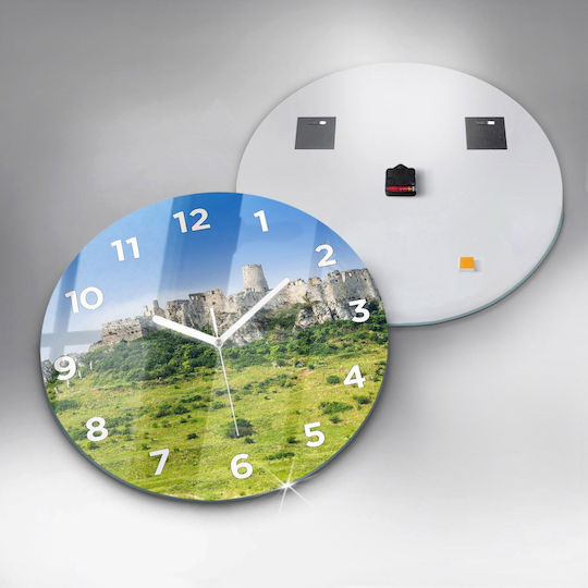 Tulup Kinder Wanduhr Glas