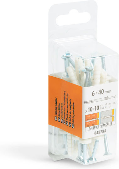 Handy Schraubanker Wanddübel 6 X 40 Mm 20 Stück Pack