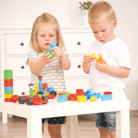 Hape Blocks PolyM for 1.5-5 years old Years 128pcs