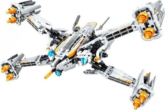 IM Master Building Blocks Mechanical Star Military Ship for 6+ Years 1018 Pieces
