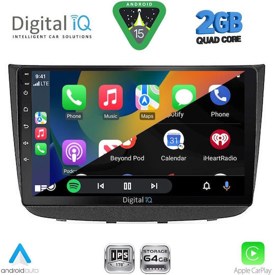 Digital IQ Ηχοσύστημα Αυτοκινήτου για Mercedes-Benz Vito / Viano 2003-2007 (Bluetooth/USB/WiFi/GPS/Apple-Carplay/Android-Auto) με Οθόνη Αφής 10"