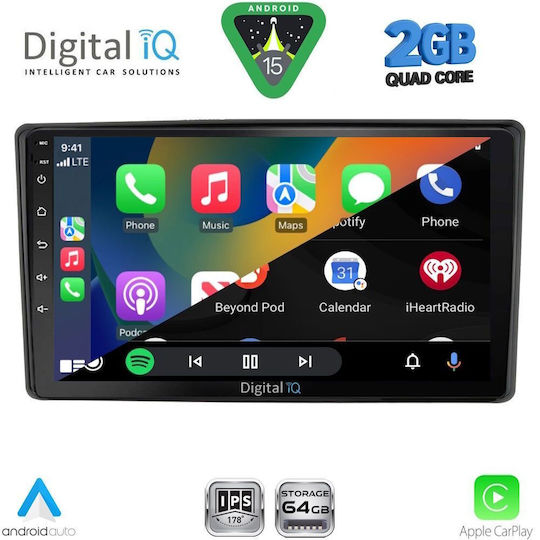 Digital IQ Car Audio System for Toyota Raize 2020 (Bluetooth/USB/WiFi/GPS/Apple-Carplay/Android-Auto) with Touch Screen 10"