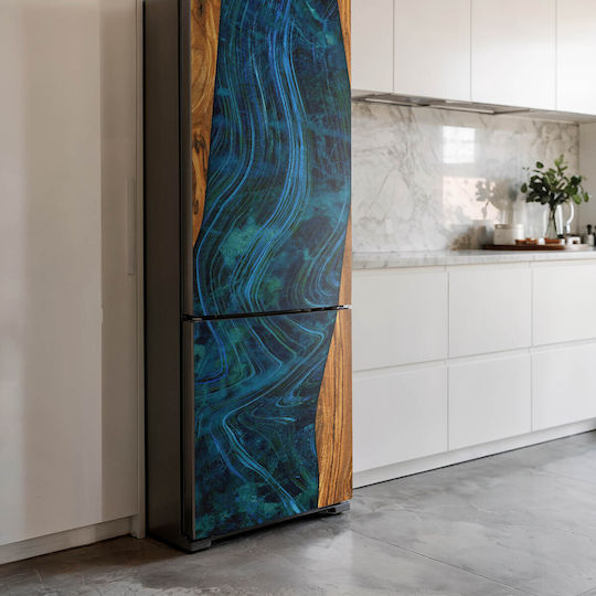 Protecție Magnetică Pentru Radiator Model Val De Rășină Pe Lemn 60x190 Cm