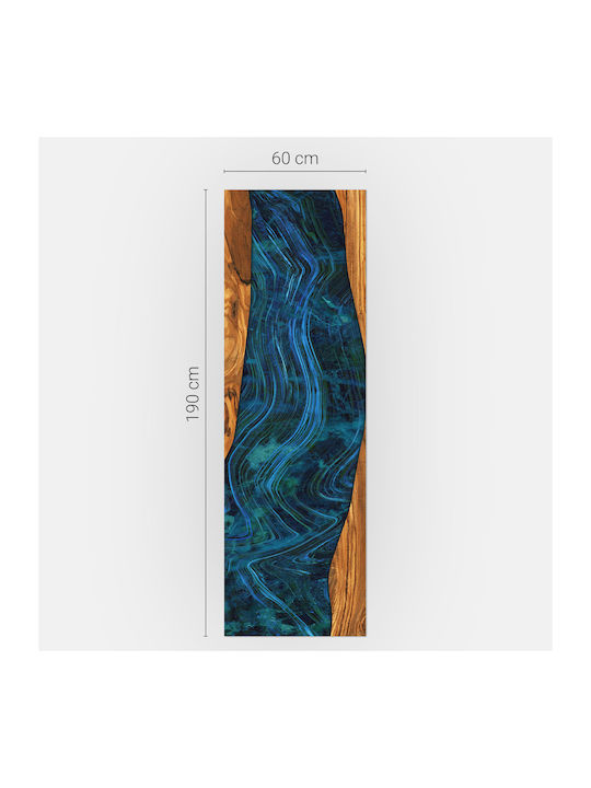 Protecție Magnetică Pentru Radiator Model Val De Rășină Pe Lemn 60x190 Cm