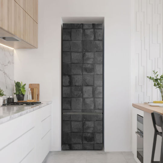 Husă Magnetică Pentru Frigider Rezistentă Lavabilă Textură De Piatră Plăci 60x190 Cm Husă Magnetică Pentru Frigider Rezistentă Lavabilă Textură De Piatră Plăci 60x190 Cm