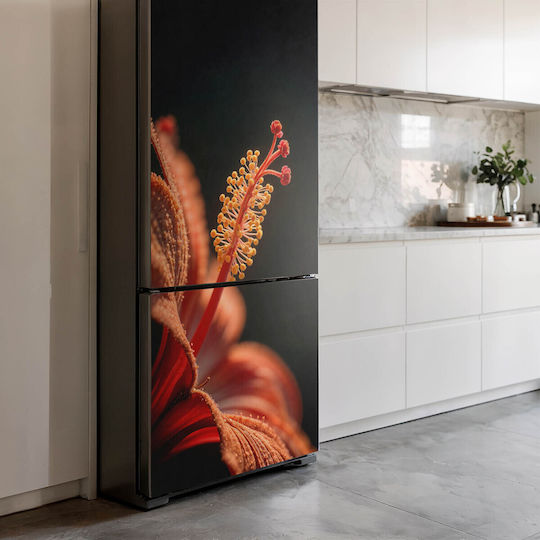 Magnetisches Kühlschrankcover Design Dünne Blume Nahaufnahme 70x190 cm