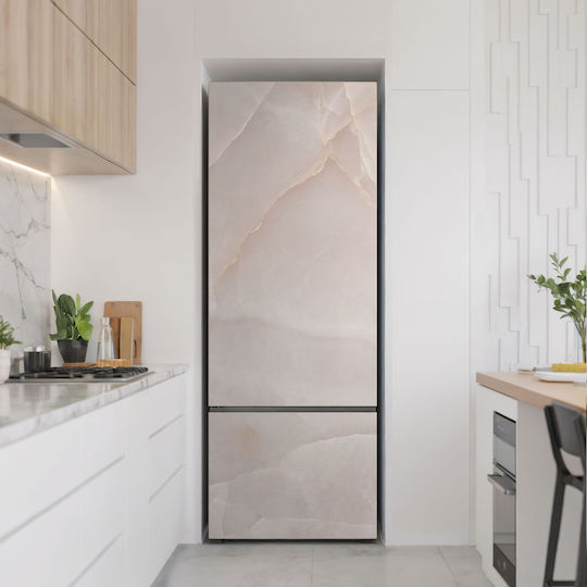 Magnetisches Wandsticker & Wandgemälde Kühlschrank Küche Lager Natürlicher Stein Muster 70x190 cm
