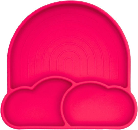 Babychefs Silicone Feeding Set with Anti-Slip Base Pink 3pcs