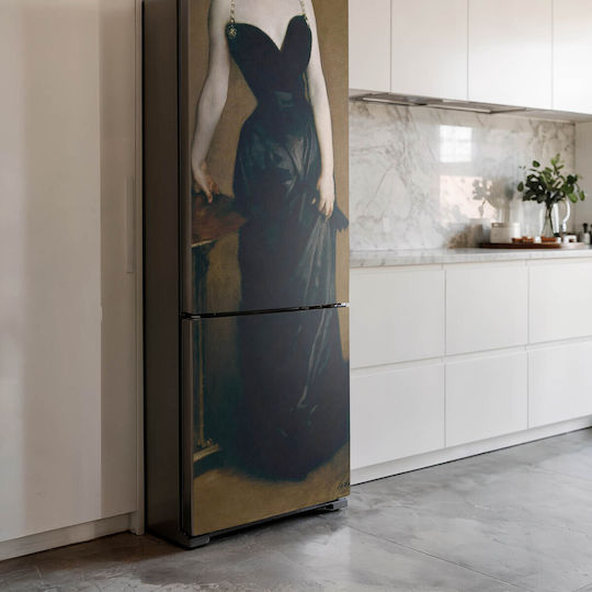 Decorativ Capac Magnetic Pentru Frigider Model Siluetă Elegantă Rochie 60x250 Cm