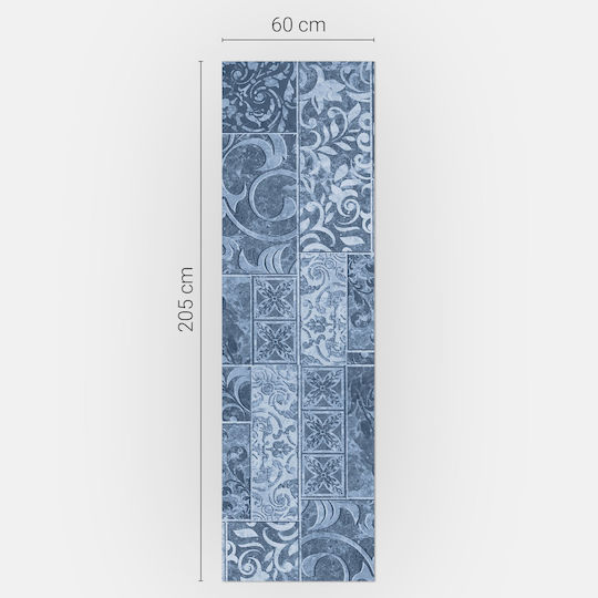 Husă Magnetică Pentru Frigider Bucătărie Model Decorațiuni Faianță 60x250 Cm