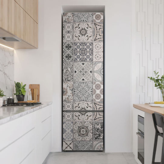 Magnetic Refrigerator Cover Mosaic Pattern Tiles 60x250 Cm
