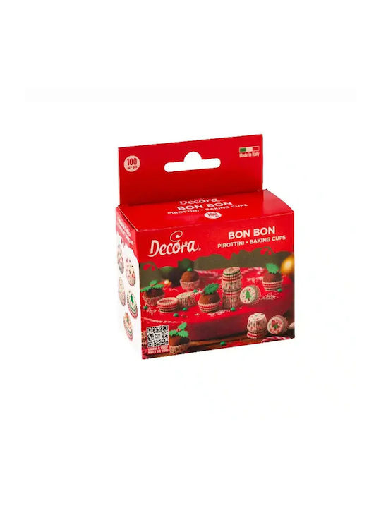 Decora Set Christmas Cake Molds D27cm. 100pcs