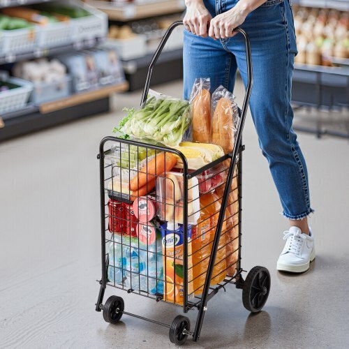 Shopping Trolley Black 95x15x48cm
