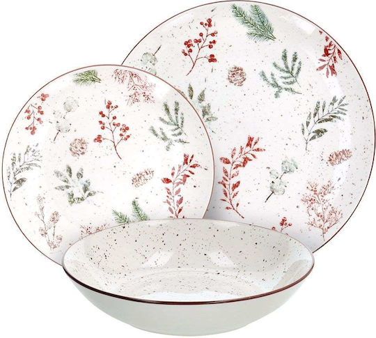 Tognana White Porcelain Dinnerware Set 18pcs