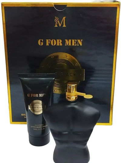 Elegant Touch G For Men Deep Black Men's Set with Eau de Toilette