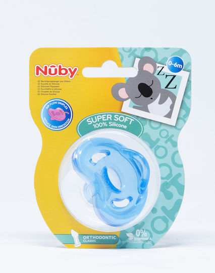 Nuby Orthodontic Pacifiers Silicone Pink for 6+ months 2pcs