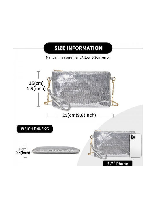Women's Bag Crossbody Silver