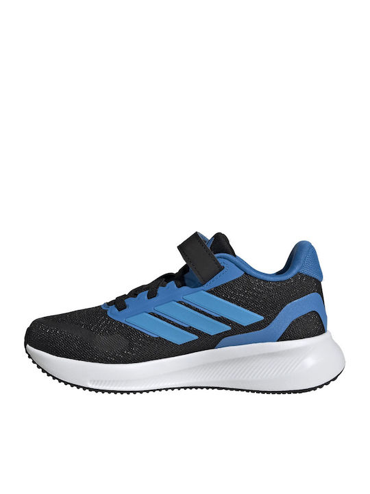 Runfalcon 5 El C Kids Sports Shoes Running with Hoop & Loop Closure Black